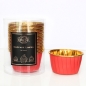 Preview: Cupcake Cup Backförmchen - Rot-Gold